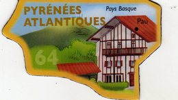 Magnets Magnet Le Gaulois Departement France 64 Pyrenees Atlantiques - Tourism