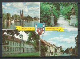 Deutschland Ansichtskarte NEURUPPIN 1995 Gesendet, Mit Briefmarke - Neuruppin