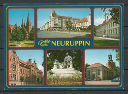 Deutschland Ansichtskarte NEURUPPIN 1994 Gesendet Nach Estland, Mit Briefmarke - Neuruppin