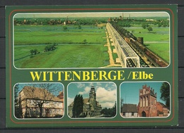 Deutschland Ansichtskarte WITTENBERGE / Elbe 1995 Gesendet, Mit Briefmarke - Wittenberge