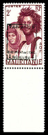 ** N°4, Timbre De Mauritanie, 2f Lilas-rose Surchargé, Bdf. SUP (certificat)  Qualité: **  Cote: 550 Euros - Poste Aérienne Militaire