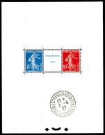 ** N°2a, Exposition Philatélique De Strasbourg Avec Cachet Témoin De L'exposition Hors Timbres, TB (certificat)  Qualité - Ungebraucht