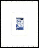 (*) N°209A, (N°Maury). Non émis 20f Remboursement, épreuve D'artiste En Bleu (prévu Pour Remplacer Le N°211), RARE Et SU - Mint/Hinged