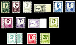 ** N°1/11, Les 13 Valeurs SUP (certificat)  Qualité: **  Cote: 900 Euros - Mint/Hinged