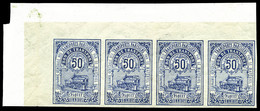 ** N°2, (N°Maury), Compagnie Des Transports Parisiens, 50c Bleu: Plus Grand Multiple Connu De Cette émission éphémère. G - Mint/Hinged