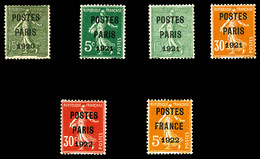 (*) N°25, 26, 28, 29, 32 Et 36, Les 6 Valeurs TB  Qualité: (*)  Cote: 750 Euros - 1893-1947