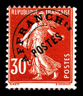 ** N°58, Semeuse, 30c Rouge, Frais, TB  Qualité: **  Cote: 320 Euros - 1893-1947