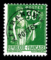 * N°69, Non émis: Type Paix, 30c Vert, Fraîcheur Postale, Charnière Infime, Quasi **, SUP. R.R. (signé Scheller/certific - 1893-1947