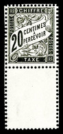 ** N°17, 20c Noir, Bord De Feuille Et Tous Les Voisins Découpés, SUP (certificat)  Qualité: ** - 1859-1959 Used