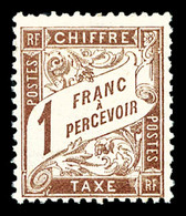 * N°25, 1F Marron, TB (signé Scheller/certificat)  Qualité: *  Cote: 800 Euros - 1859-1959 Used