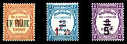** N°63/65, Série De 1929, Les 3 Valeurs TB (certificat)  Qualité: **  Cote: 395 Euros - 1859-1959 Gebraucht