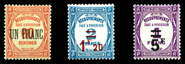 ** N°63/65, Série De 1929, Les 3 Valeurs TB (certificat)  Qualité: **  Cote: 395 Euros - 1859-1959 Used