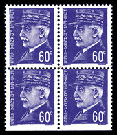 ** N°509, 60c Pétain, 2 Ex Dentelés Sur 3 Cotés Tenant à Normaux. TTB  Qualité: ** - Unused Stamps