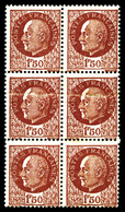 ** N°517, 1F50 Pétain, Impression Sur Raccord En Bloc De 6. TB  Qualité: ** - Unused Stamps