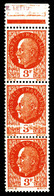 ** N°521, 3F Pétain: Raccord En Bde De 3. TB  Qualité: ** - Unused Stamps