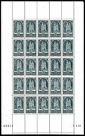 ** N°259, Cathédrale De Reims Type I En Feuille Complète De 25 Exemplaires Datée Du 7/4/1930, RARE Et SUPERBE (certifica - Ganze Bögen