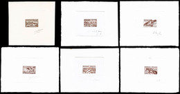 (*) N°960/64, Série JO D'Helsinski De 1952 En 6 épreuves D'artiste Signées, SUP (certificat)  Qualité: (*) - Künstlerentwürfe