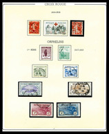 NO 1900-1992, Collection Oblitéré En Album Dont Bonnes Valeurs Comme Orphelins 5F +5F, Caisse D'amo., Etc.,qq Neuf, Auss - Sammlungen