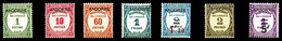 * ANDORRE Taxe, N°9/15, Série Complète De 1931, Les 7 Valeurs TB  Qualité: *  Cote: 625 Euros - Unused Stamps
