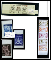 ** ANDORRE 1931-2005, Poste, Taxe, PA: Collection Commençant Par Les Timbres Non émis De Torres De 1890 Dentelés Et Non  - Verzamelingen