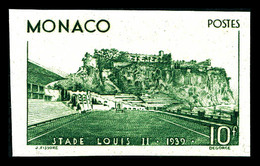 ** MONACO N°184a, 10f Stade Louis II. TB (certificat)  Qualité: **  Cote: 515 Euros - Andere & Zonder Classificatie