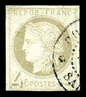 O COLONIES GENERALES N°16, 4c Gris, TTB (signé Brun/certificat)  Qualité: O  Cote: 650 Euros - Eagle And Crown