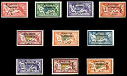 ** ALAOUITES N°8 à 15 (N°8 à 10 Et 14*) + PA 1 à 4, Les 10 Valeurs TB  Qualité: **  Cote: 127 Euros - Unused Stamps
