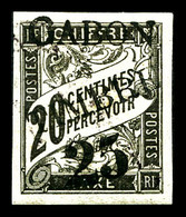 * GABON N°13, 25c Sur 30c Noir. TB (signé Margues)  Qualité: *  Cote: 180 Euros - Unused Stamps