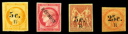 * REUNION N°4, 6, 8 Et 12, Les Quatre Val TB  Qualité: *  Cote: 400 Euros - Unused Stamps