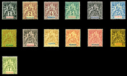 * REUNION N°32/44, Série De 1892, SUP  Qualité: *  Cote: 400 Euros - Unused Stamps