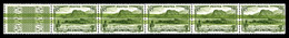 ** REUNION N°137, Salazie 65 Olive, Superbe Variété D'essuyage Sur Bande De 5 Exemplaires. R. (certificat)  Qualité: ** - Unused Stamps