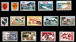 ** REUNION N°307/19, Série De 1953, Les 14 Val TB  Qualité: **  Cote: 215 Euros - Unused Stamps