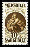 ** SARRE N°131, 10f +10f Brun-rouge. TB  Qualité: **  Cote: 1000 Euros - Unused Stamps