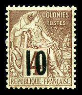 * SENEGAL N°3a, 10 Sur 4c Type II. TB  Qualité: *  Cote: 190 Euros - Used Stamps