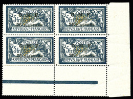 ** SYRIE N°73, 25 Pi Sur 5F Merson, Bloc De Quatre Cdf. TTB  Qualité: **  Cote: 109 Euros - Used Stamps