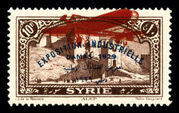 * SYRIE PA, N°48, 10pi Brun-lilas: Double Surcharge Avion, TTB  Qualité: * - Usados