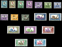 ** TUNISIE N°79/95, Série De 1922, Les 17 Valeurs TB  Qualité: **  Cote: 195 Euros - Unused Stamps