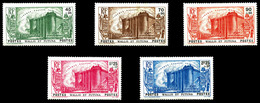 ** WALLIS Et FUTUNA N°72/76, Série Révolution De 1939, Les 5 Val TB  Qualité: **  Cote: 162 Euros - Unused Stamps