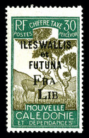 * WALLIS Et FUTUNA Taxe, N°31, 30c Vert Et Gris Olive, Surcharge Incomplète, TB. (certificat)  Qualité: *  Cote: 800 Eur - Unused Stamps