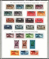 * COLONIES AEF, Poste, PA, Taxe, Collection De 1936 à 1947. TB  Qualité: *  Cote: 655 Euros - Colecciones