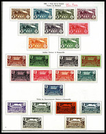 ** COLONIES MOYEN CONGO, Poste, Taxe: 1916-1933, Tous TB  Qualité: **  Cote: 478 Euros - Sammlungen