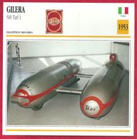 Gilera 500 Tarf 1, Moto D'exception (record), Italie, 1953, L'hybride Parfait - Sport