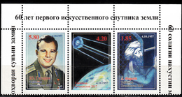 TAJIKISTAN- 2017 - Space- SPUTNIK-- 60th Anniversary Of First Manned Space Flight - 2V MNH-  Sputnik- Yuri Gagarin - Verzamelingen
