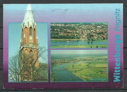 Deutschland Ansichtskarte WITTENBERGE Prignitz 1994 Nach Estland Gesendet, Mit Briefmarke - Wittenberge