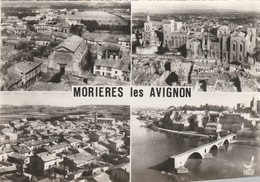 CPSM 84  MORIERES LES AVIGNON MULTIVUES AERIENNES - Morieres Les Avignon