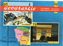 Livret Educatif "Volumétrix" Complet- Géographie - La France - Départements 49 A 95 - 48 Images (109959) - Geografia