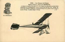 AVION MEETING Les Oiseaux De Françe  Biplan BREGUET Piloté Par Moineau - 1914-1918: 1ère Guerre