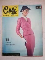 6896FM- COSI WOMEN NEWSPAPER, FASHION, 1956, ITALY - Moda