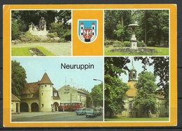 Deutschland DDR Ansichtskarte NEURUPPIN Gesendet , Mit Briefmarke - Neuruppin