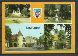 Deutschland DDR Ansichtskarte NEURUPPIN Gesendet , Mit Briefmarke - Neuruppin